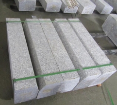 Grey Granite G602 Kerbstone Paving Stone Two Sides Flamed Chamfer
