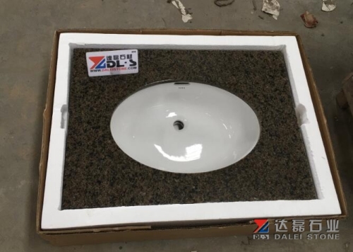 Tropic Brown Granite Countertops With Sinks