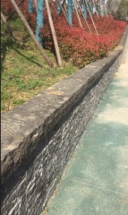 Black Basalt Paving Stone Natural Surface Way For Wall Cladding