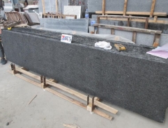 Angola Black Granite Small Slabs Flamed and Waterjet 1200