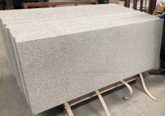 New Pearl White Granite Cut To Size Flamed Tiles Grnaite