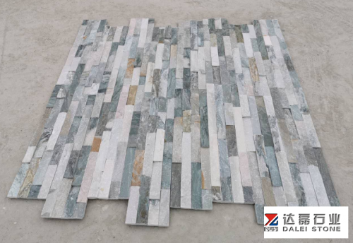 Green Color Slate Tiles Culture Stone Tiles