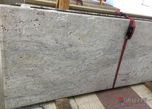 New River White Granite countertop slab in Chicago