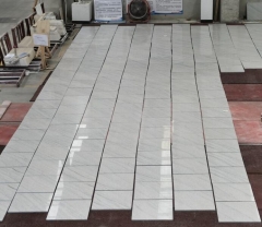 Ink White Granite Tiles Polished For Project