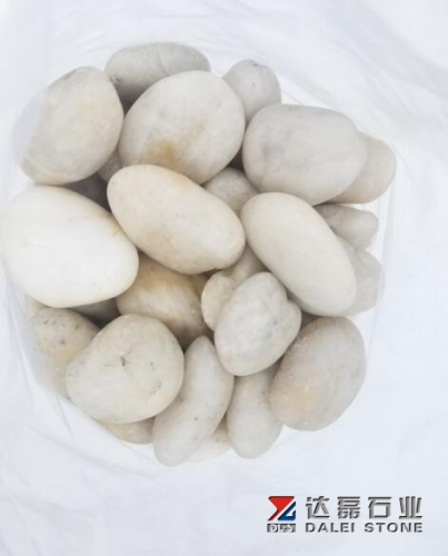 White Color Pebble Stone Polish 8-10 hours