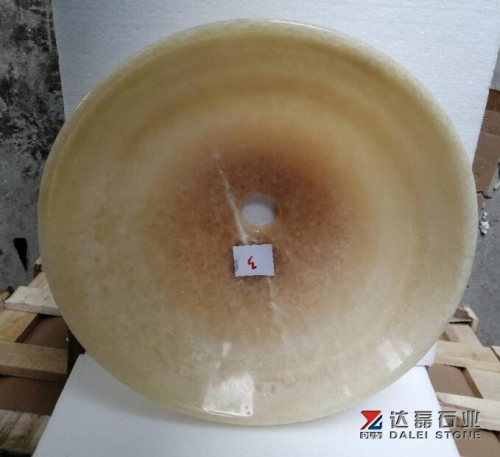 Honey Onyx Wash Basin Sink