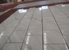 Granite Tiles Ink White Polished For Project