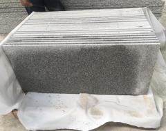G603 Granite Flamed Wall Cladding Tiles With Holes Isreal Project