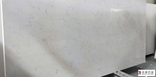 Snow White Quartz White Color Engineer Stone Slabs