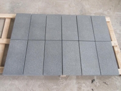 New G36 Dark Grey Granite Tiles Flamed Waterproof Dry finish Way