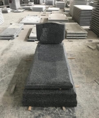 New Pangda Dark G654 Granite Dark Grey Tombstone Monument Israel