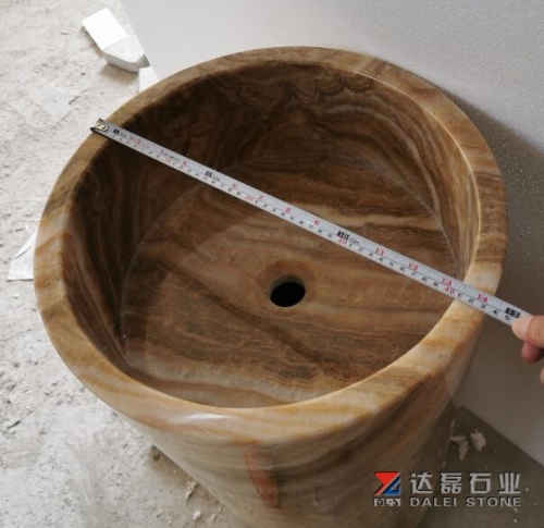 Green Marble Vanity Basins Bathroon Sinks