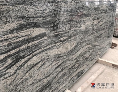 China Juparana Big Slabs Monument Material Regular Lines