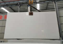 Pure White Quartz Big Slabs Artificial Stone Engineered Stone Big Slabs