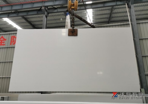 Pure White Quartz Big Slabs Artificial Stone Engineered Stone Big Slabs