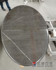 Bulgaria Grey Marble Table Top Round Table Desk
