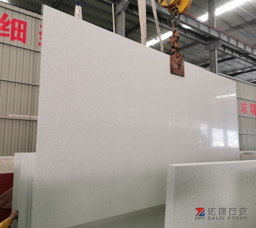 Crystal White Quartz Stone Big Slabs Artificial Stone Wholesale