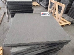 Black Sandstone Blue Sandstone Steps Stair Treads Flamed