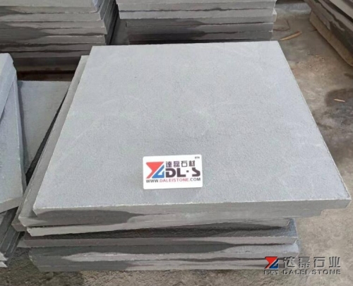 Black Sandstone Blue Sandstone Steps Stair Treads Flamed