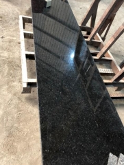 Silver Black Granite Angola Black Polished Small Slabs