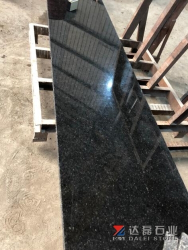 Silver Black Granite Angola Black Polished Small Slabs