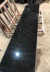 Silver Black Granite Angola Black Polished Small Slabs