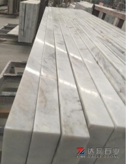 Arabescato Venato White Marble Vanity Tops Sink Cut