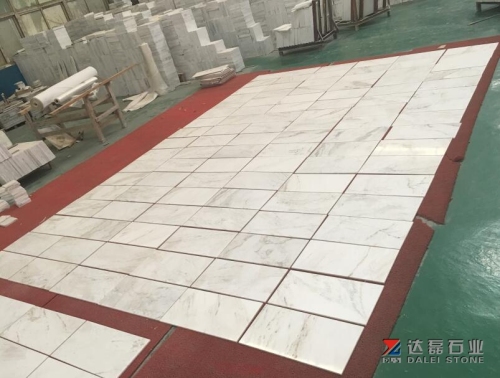 Arabescato Venato White Marble Thin Tiles Cut To Size