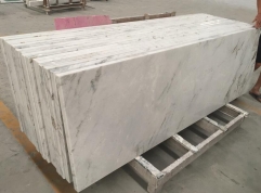 Arabescato Venato White Marble Vanity Tops Sink Cut