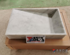 Carrara White Honed Bathroon Basins Sinks