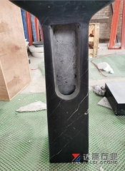 China Marble Honed Naro Marquina Stand Basins