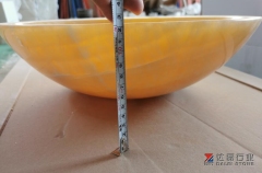 Honey Onyx Orange Color Basins Sinks China Onyx