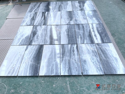 Grey Marble Polished Tiles 1cm Thickness