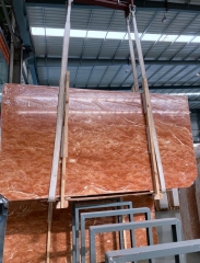 Orange Peel Red Marble Big Slabs China