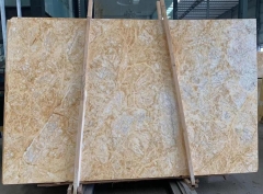 Chrysophoron Golden Beige Color Marble Big Slabs