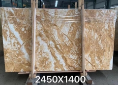 Chrysophoron Golden Beige Color Marble Big Slabs