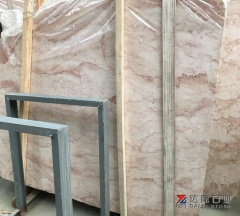 Cream Roses Pink Marble Big Slabs Marble Steps