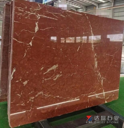 Coral Red Marble Big Slabs Cut To Size