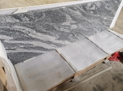 Spary White Countertops Flat Edge Sea Wave Granite