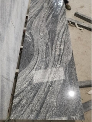 Spary White Countertops Flat Edge Sea Wave Granite