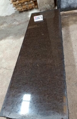 Dyed Red Black and Brown Color Granite Slabs Polished Small Slabs