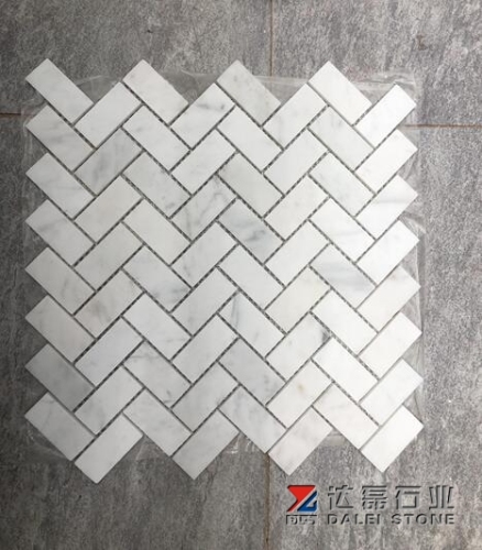 Carrara White Mosaic Tiles Kitchen Mosaic Tiles