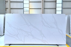 Calacatta Super White Quartz Big Slabs Wholesale