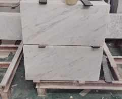 Carrara White Marble Thin Tiles Honed