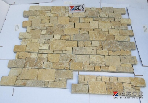 Yellow Color Beige Color Ledgestone Tiles Wholesale