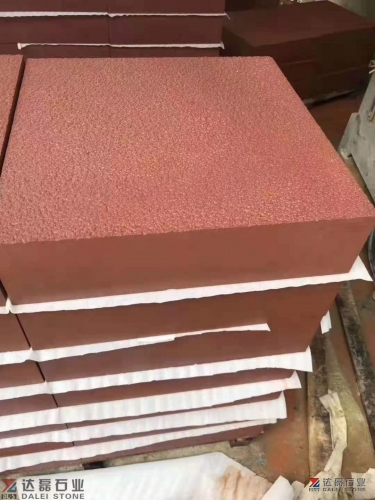Natural China Red Sandstone Tile for Architectural Masonry Cladding and Paving