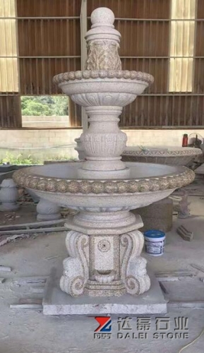 Garden Fountain Statue Sculpture Granite Fountain Water