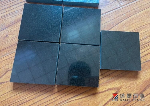 Pure Black Granite China Black Cube Stone Polished