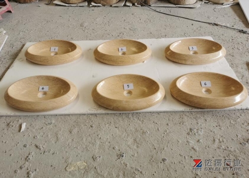 Beige Marble Sinks Wash Basins Marble