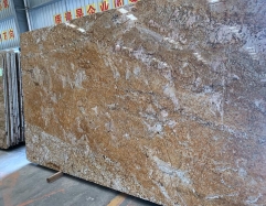 Emperor Gold Granite Polished Big Slabs For Kitchen Countertops